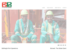 Tablet Screenshot of bidports.co.za
